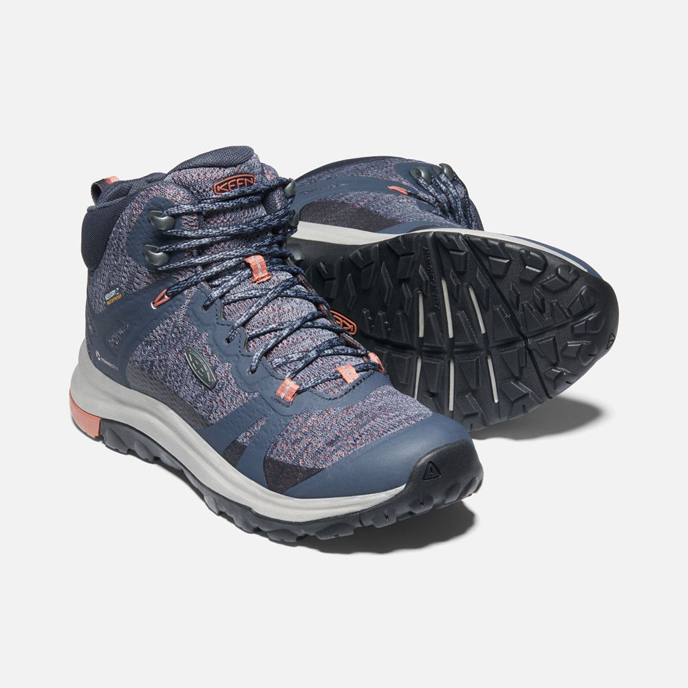 Keen Vandringskängor Dam Blå - Terradora Ii Waterproof - 519387QVD